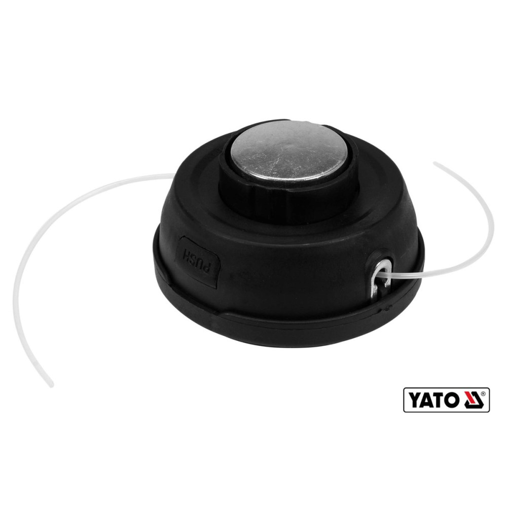 Головка для кріплення жилки до газонокосарок YATO: Ø=2.2-3 мм, M12x1.75 + 4 адаптера [32]
