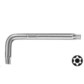 Ключ Torx Г-обр. с отверстием Т30Н, L=32/75 мм (FORCE 76730)