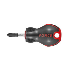 Отвертка крестовая (Philips) короткая PH.2, L=25 мм (FORCE 7112S)