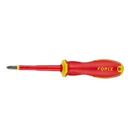 Отвертка крестовая (Philips) диэлектрическая PH.0, L=60 мм (FORCE 711N0)
