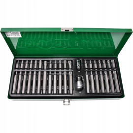Набор бит TOPTUL 10мм HEX,TORX,SPLINE 40ед. GAAD4002