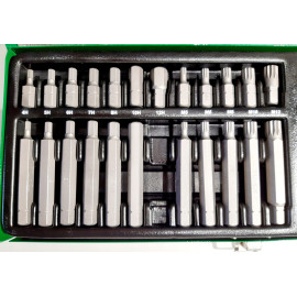Набор бит TOPTUL 10мм HEX,TORX,SPLINE 40ед. GAAD4002
