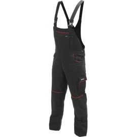 Комбінезон робочий COMFY YATO розмір L/XL, чорно-червоний, 9 кишень, 100% бавовна [10]
