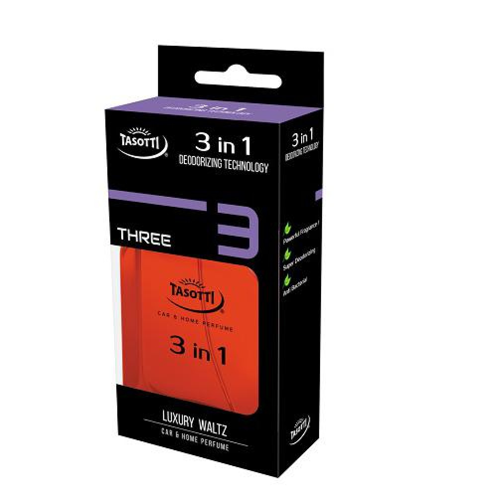Ароматизатор спрей Tasotti/антибактериальная серия "3 in 1"- 50ml/Luxury Waltz (№ 3)