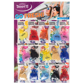 Ароматизатор на зеркало мешочек Tasotti/серия "Cool Balls Bags" - MIX ((15/300) планшет)