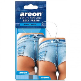 Освежитель воздуха AREON сухой листик Sexy Fresh Black Crystal