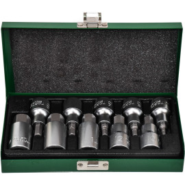 Набор головок-бит шестигранник TOPTUL 1/2" Н4-Н19 GAAD1007