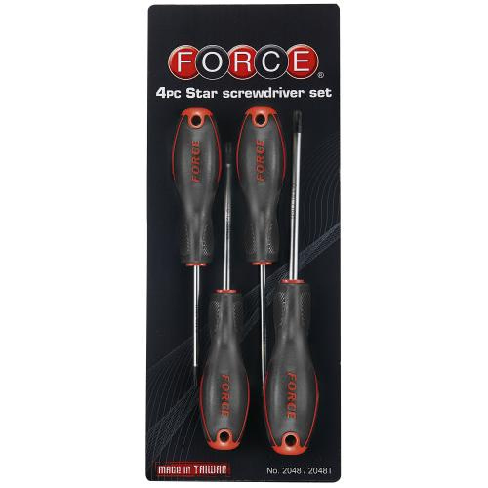 Набор отверток Torx 4 пр. (FORCE 2048)