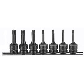 3/8" Набор головок-бит Torx ударных 7 пр. (T20-T50) (FORCE 30715)