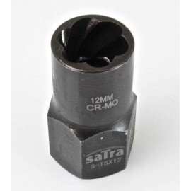Голівка ударна Cr-Mo для злизаних гайок 6-гр. 1/2 12 мм SATRA S-TSX12