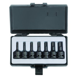 1/2" Набор головок-бит 6-гр. ударных 7 пр. (3/16"-9/16") (FORCE 4077S)