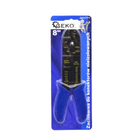 Щипці для затиску і зачистки проводів 8" GEKO G01771