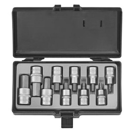 1/2" Набор головок-бит 6-гр. 10 пр. (5/32"-3/4") (FORCE 4111S)
