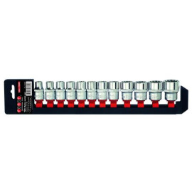 1/2" Набор головок Spline 12 пр. (10-24 мм) (FORCE 4124Q)