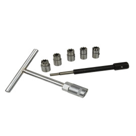 Комплект фрез для гнезд сопел форсунки 7 шт. GEKO G02657