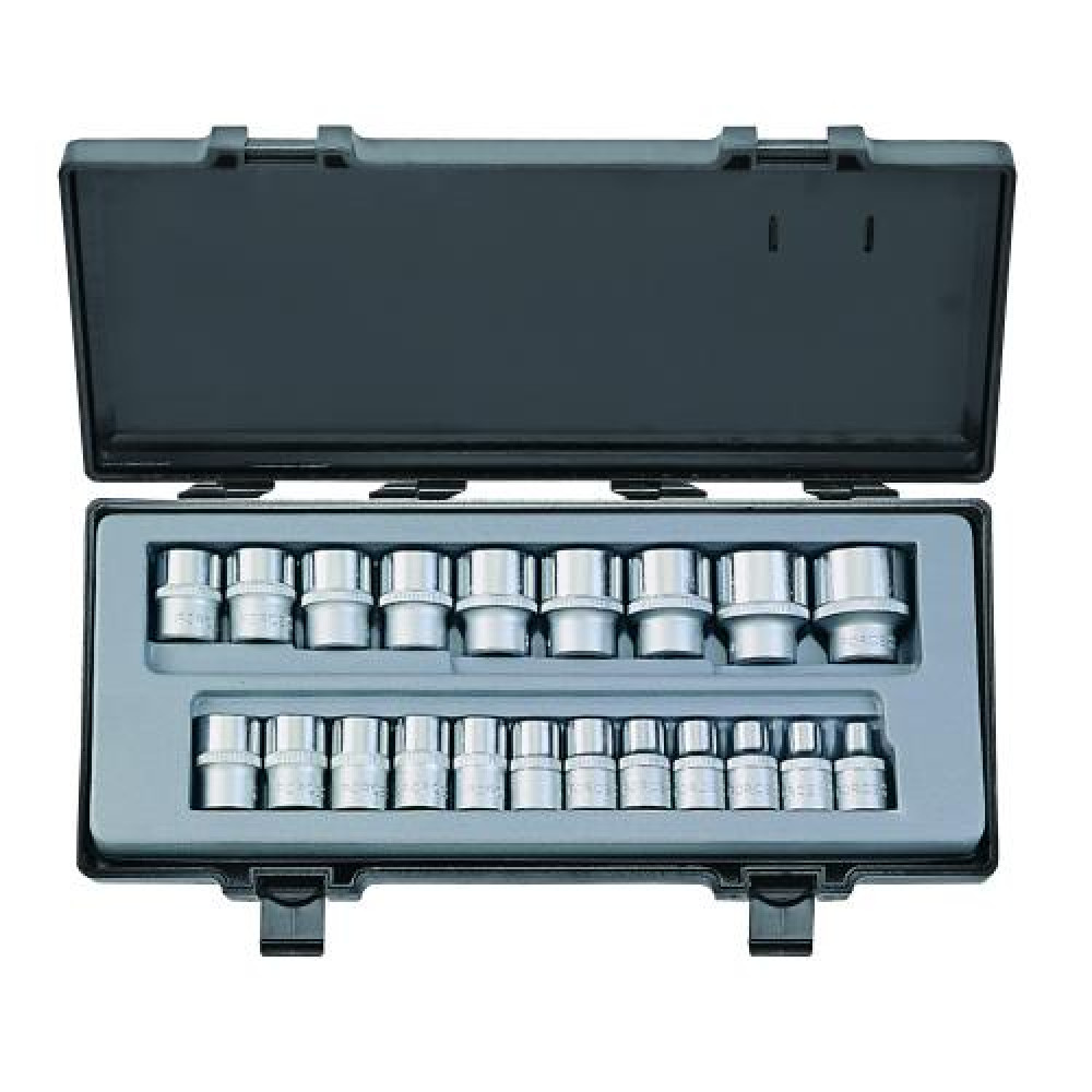 1/2" Набор головок 12-гр. 21 пр. (8-32 мм) (FORCE 4212-9)