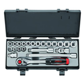 1/2" Набор инструмента 6-гр. 22 пр. (8-24 мм) (FORCE 4226)