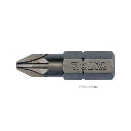 Насадка викруткова YATO : "Pozidriv" PZ2 x 25 мм. HEX 1/4". 10 (Уп/Шт.) [20/100]