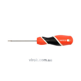 Викрутка зіркова прецизійна YATO : "TORX" T6 х 75 мм [12/96/384]