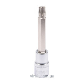 Головка торцева до квадрату 1/2" YATO з насадкою "TORX" подовжена Т50, L= 100 мм [20/120]
