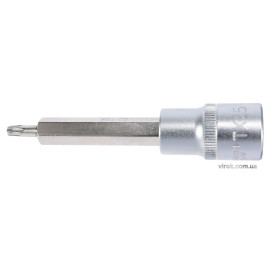 Головка торцева до квадрату 1/2" YATO з насадкою "TORX" подовжена Т25, L= 100 мм [20/120]