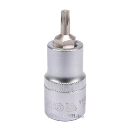 Головка торцева до квадрату 1/2" YATO з насадкою "TORX" Т25, L= 55 мм [40/240]