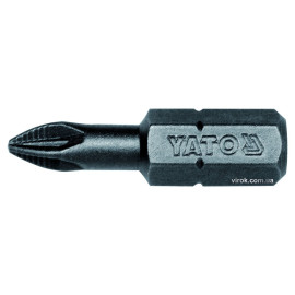 Насадка викруткова YATO : "Pozidriv" PZ1 x 25 мм. HEX 1/4". 50 (Уп/Шт.) [20/40]