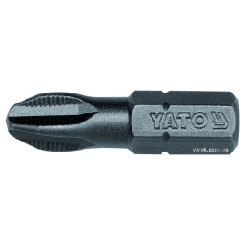 Насадка викруткова YATO : "Philips" PH3 x 25 мм. HEX 1/4". 50 (Уп/Шт.) [20/40]