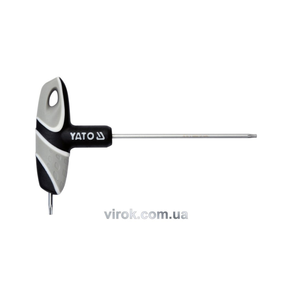 Ключ "TORX" YATO : "T"- образний, Т10, двосторонній, L= 100 мм [12/240]