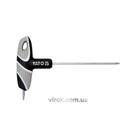 Ключ "TORX" YATO : "T"- образний, Т10, двосторонній, L= 100 мм [12/240]