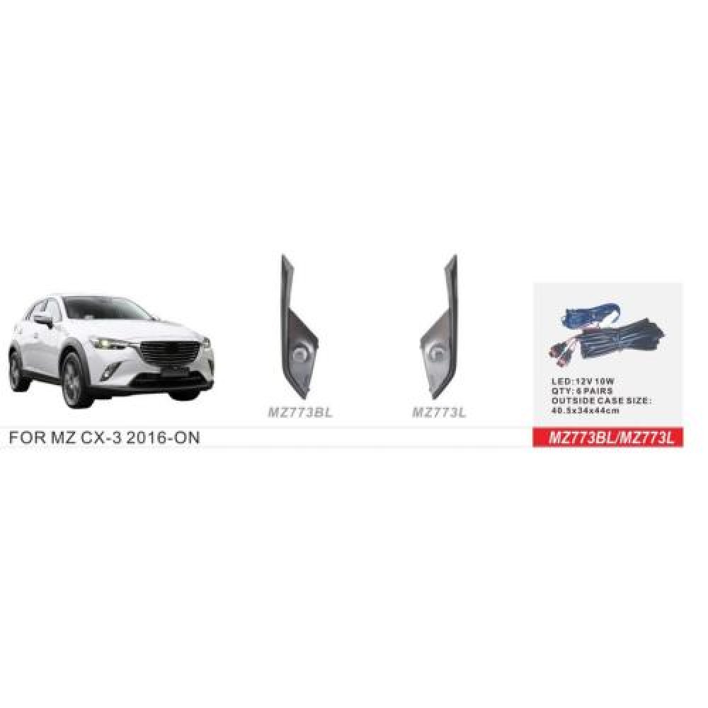 Фары доп.модель Mazda CX-3 2015-/MZ-773BL/LED-10W/эл.проводка (MZ-773BL)