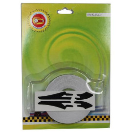 Наклейка бумажная YAO350 черная