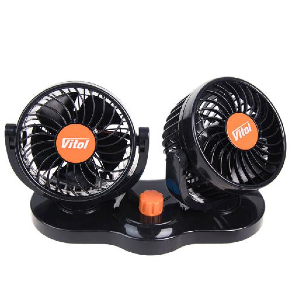 Вентилятор VitOl HX-T304-1 4" 24V 10W двойной две скорости