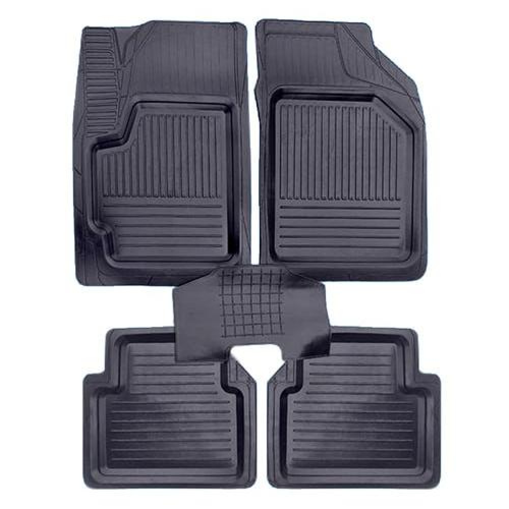 Ковры Daewoo Lanos 97/Matiz 98-/Chevrolet Aveo 04- высокий борт (Украина)_кт-5 шт