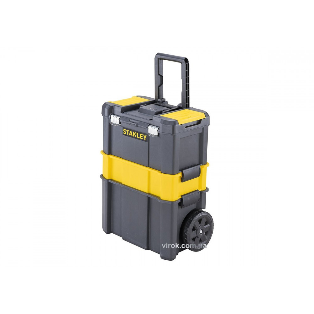 Ящик розкладний 3в 1 для інструментів STANLEY на 2-х колесах, 476 х 208 х 630 мм