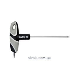 Ключ "TORX" YATO : "T"- образний, Т9, двосторонній, L= 100 мм [12/240]