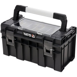 Ящик для інструментів YATO, з органайзером з 5 комірками, 450х260х240 мм, пластиковий корпус [1]