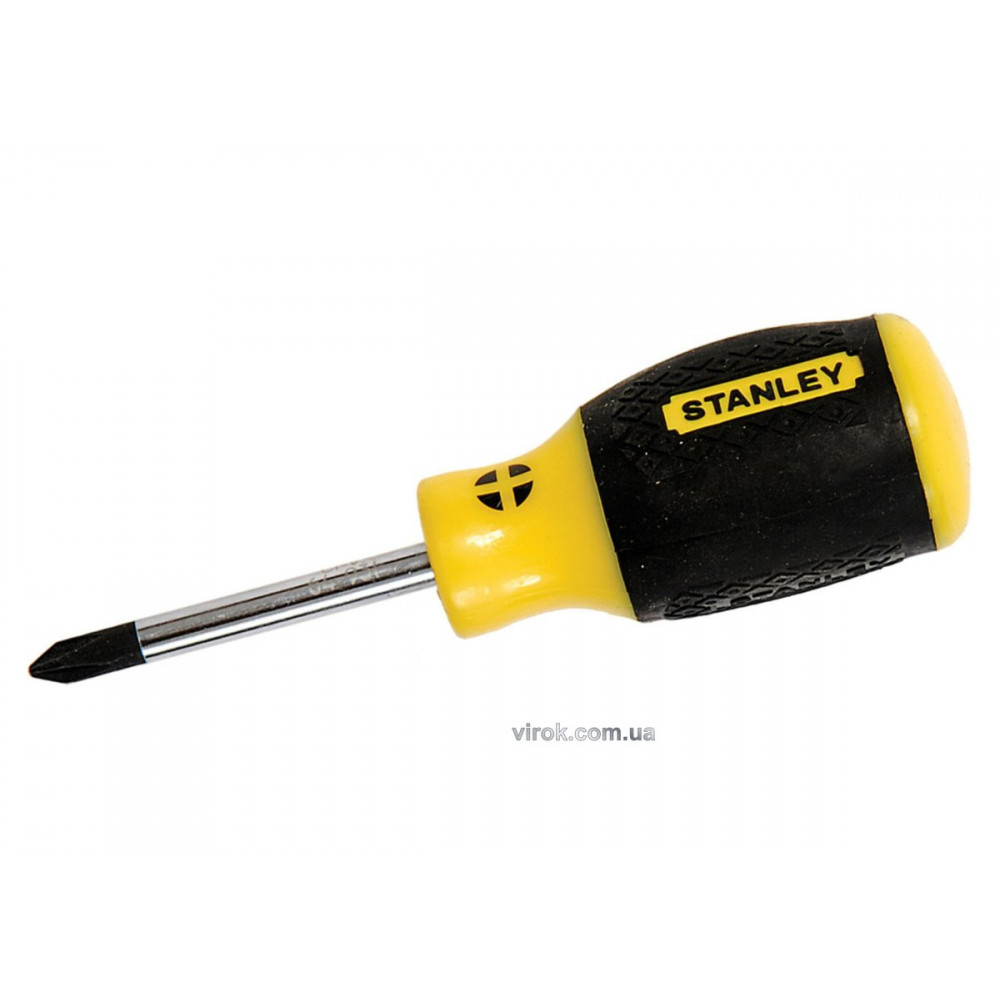 Викрутка хрестова STANLEY "Cushion Grip" : "Philips" PH1 x 45 мм DW