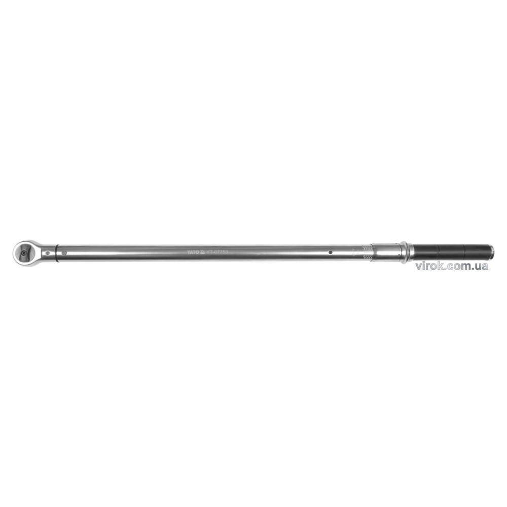 Ключ динамометричний YATO : квадрат 3/4", F= 200- 1000 Нм, L= 1030-1050 мм YT-07753