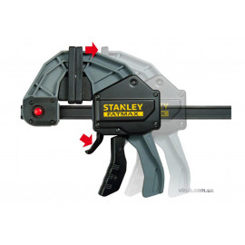 Струбцина самозатискна зі спусковим механізмом Stanley FatMax "XL"  l= 1250 мм, сила стиску- 270 кг