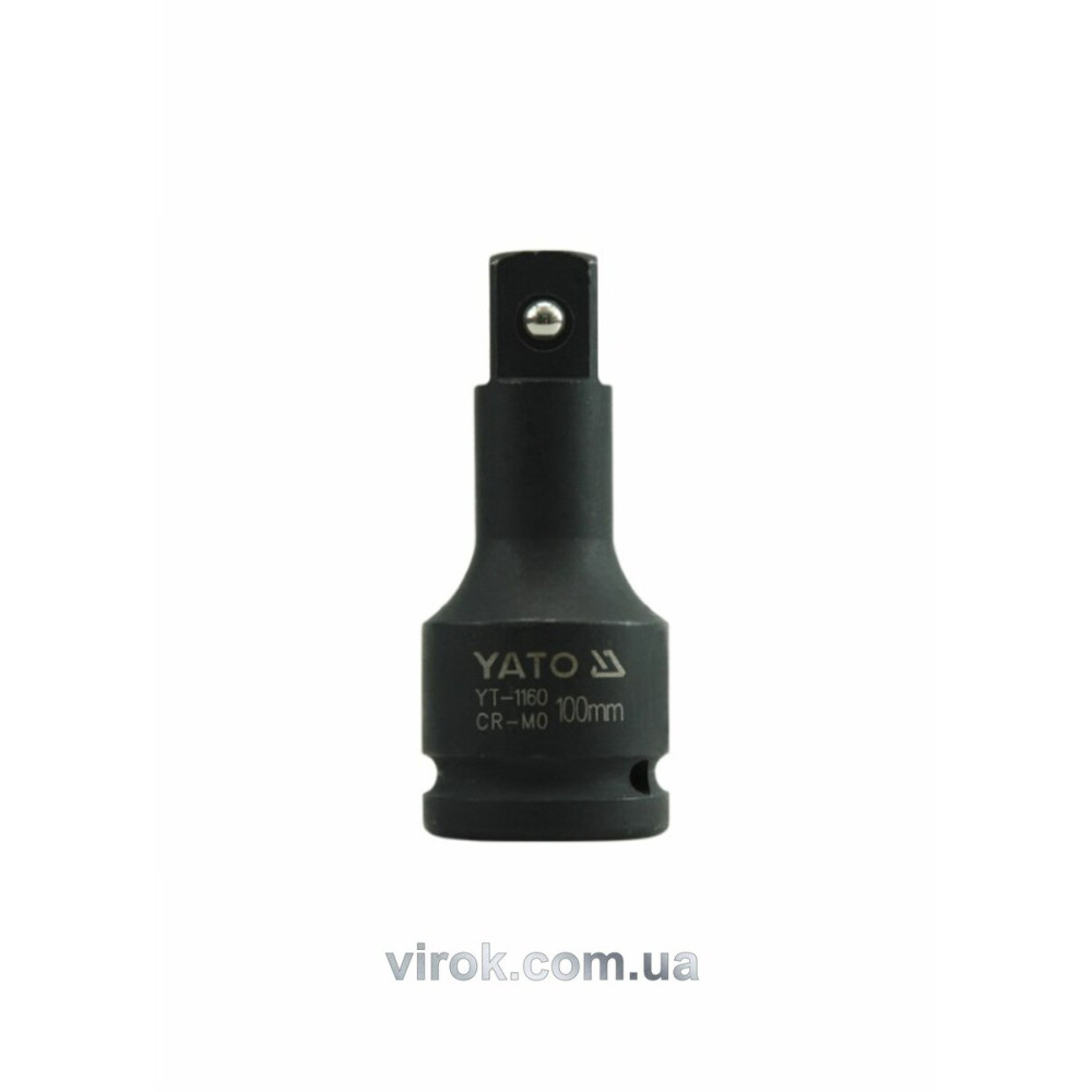 Подовжувач ударний YATO : квадрат 3/4", L= 100 мм [8/32]