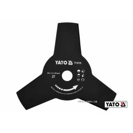 Ніж 3-зубний YATO : Ø= 255 x 25.4 мм до газонокосарок YT-85001, YT-85003 [25/50]