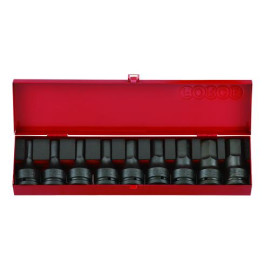 3/4" Набор головок-бит 6-гр. ударных 9 пр. (9/16 - 1-1/4") (FORCE 6091S)