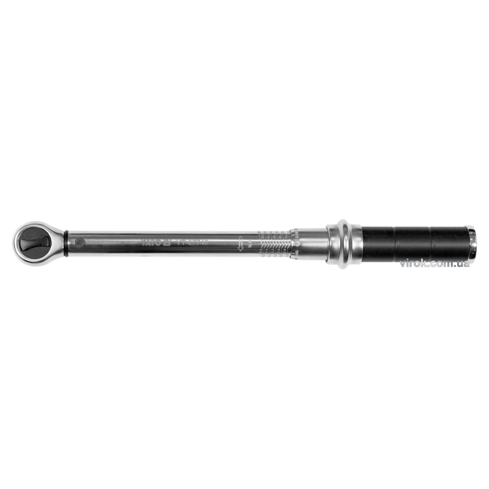 Ключ динамометричний YATO : квадрат 1/2", F= 10- 60 Нм, L= 260-385 мм YT-07740