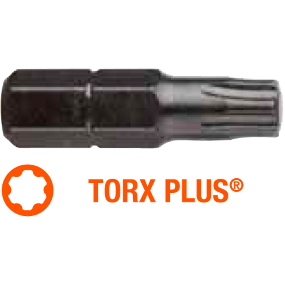 Насадка викруткова USH Industry : TORX Plus T30+ x 25 мм, Уп. 5 шт.