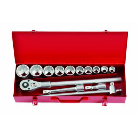 3/4" Набор инструмента 12-гр. 14 пр. (22-50 мм) (FORCE 6141)