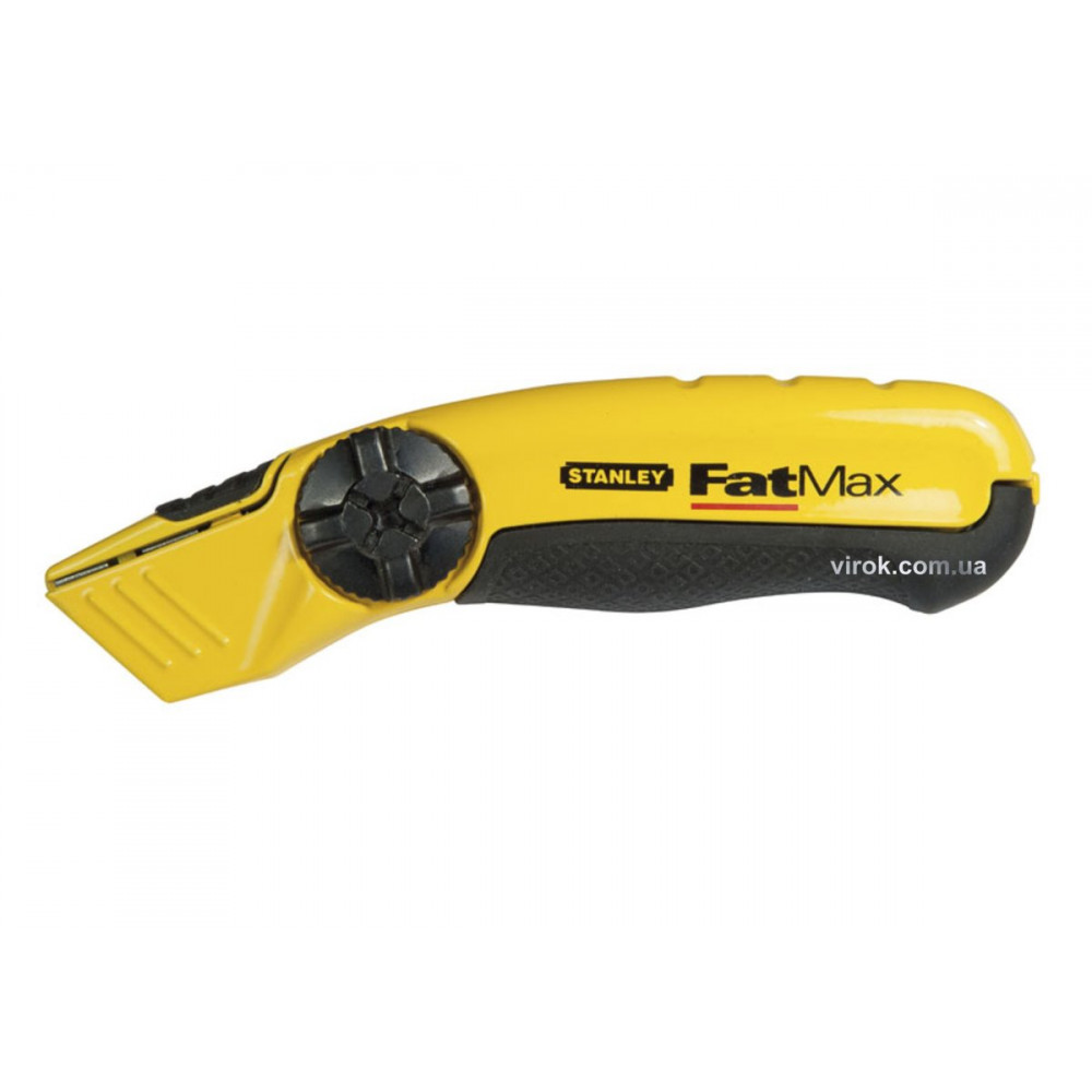 Ніж STANLEY "FatMax" : L= 170 мм. M= 19 мм. фіксоване висувне лезо, трапецевидне
