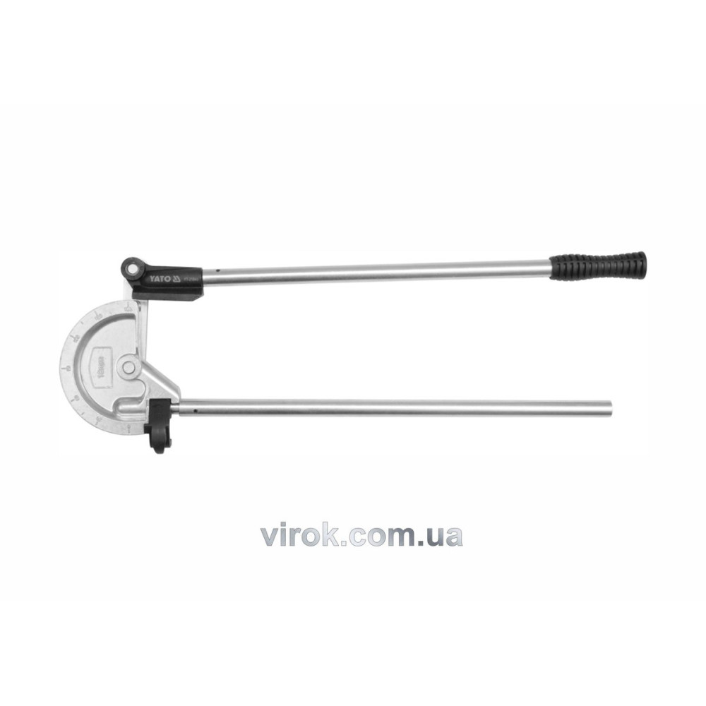 Трубогин 2-ручний YATO : Ø= 23/32" (18 мм), 0°-180°, алюміній /мідь [10]
