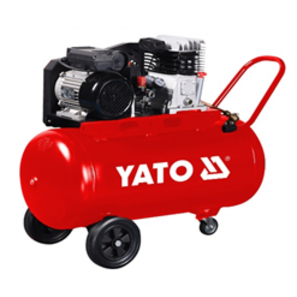 Компресор мережевий професійний YATO 230 В, 2.2 кВт,тиск ≤ 8 Bar,под.повітря-199 л/хв, ресивер-100 л YT-23240