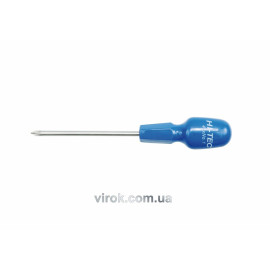 Викрутка хрестова VOREL Cr-V "HI-TEC", PH1 x 200 мм  [12/240]